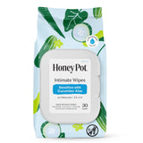 The Honey Pot Company toallitas femeninas con Aloe y Pepino para hidratación suave