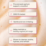 The Honey Pot Witch Hazel Wash: aplicación suave para la zona externa y enjuague sencillo.