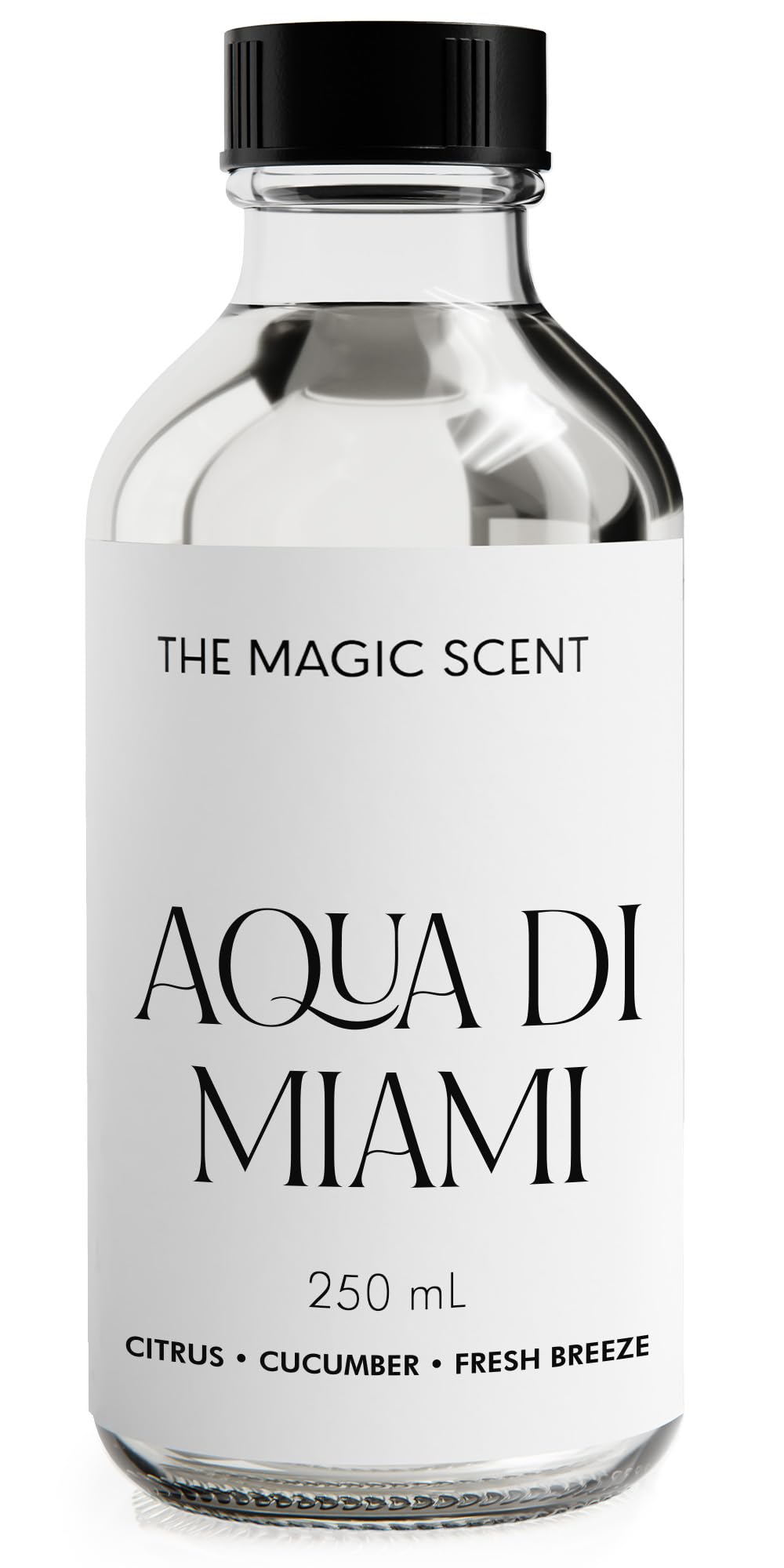 THE MAGIC SCENT Aqua di Miami, difusor frontal con etiqueta elegante para casa.
