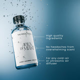 THE MAGIC SCENT Aqua di Miami, difusor en sala de estar para hogar.