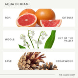Sensación de lujo en entorno hotelero con Aqua di Miami.