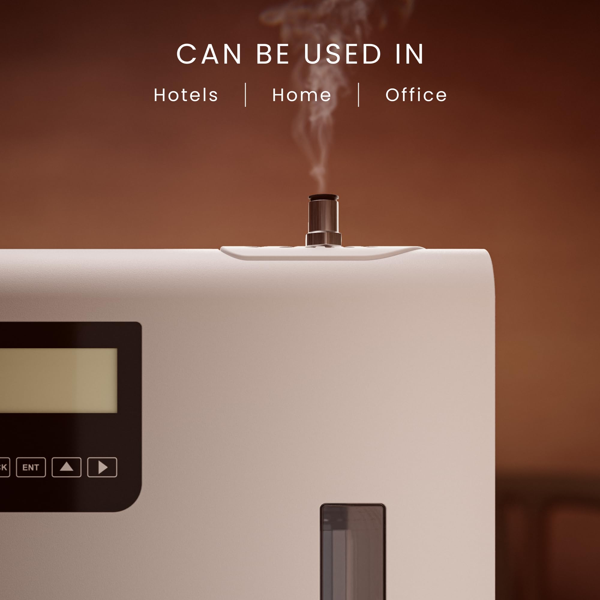 THE MAGIC SCENT ofrece temporizador 24/7 para programar aromas.