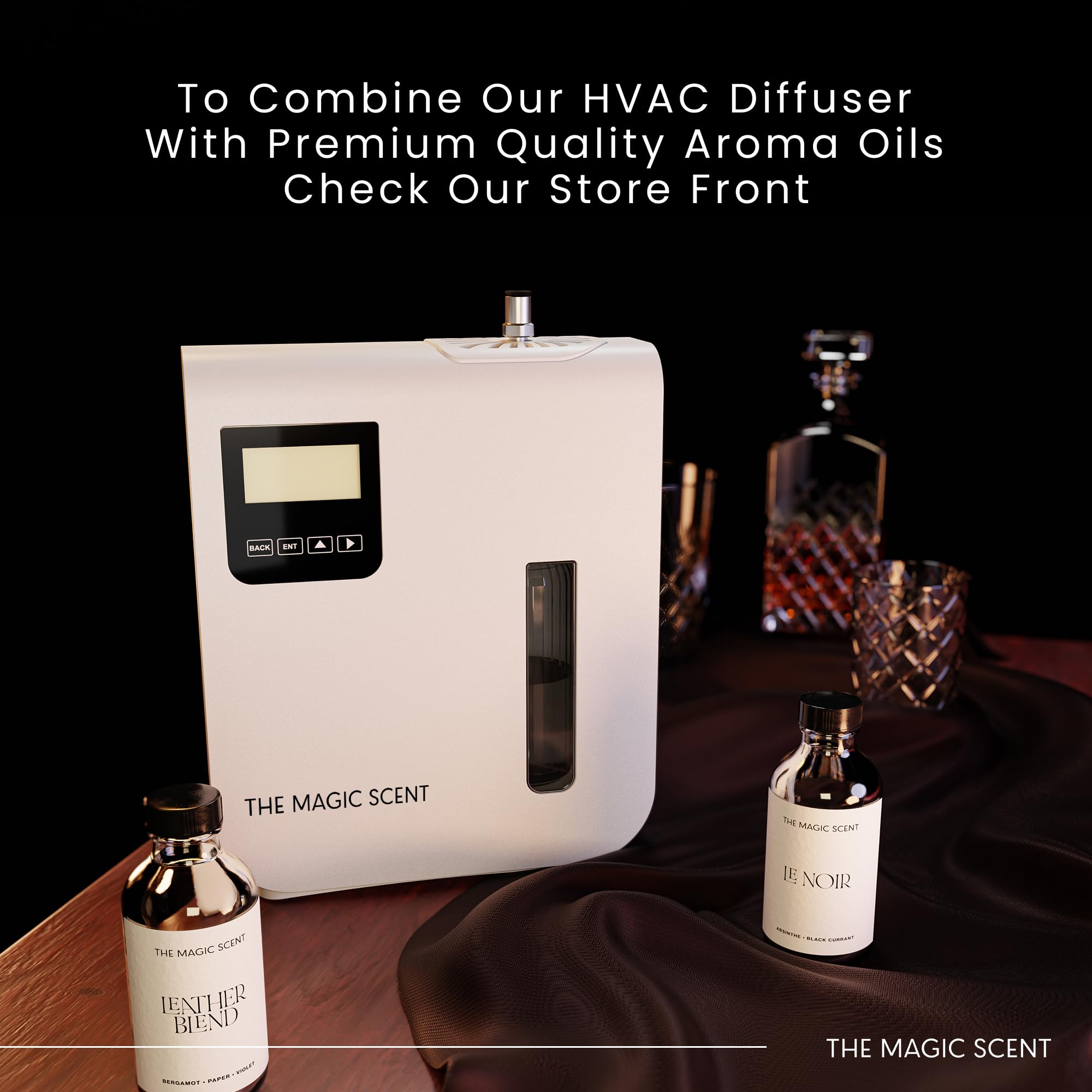 La tecnología de nebulización de THE MAGIC SCENT entrega aroma suave.