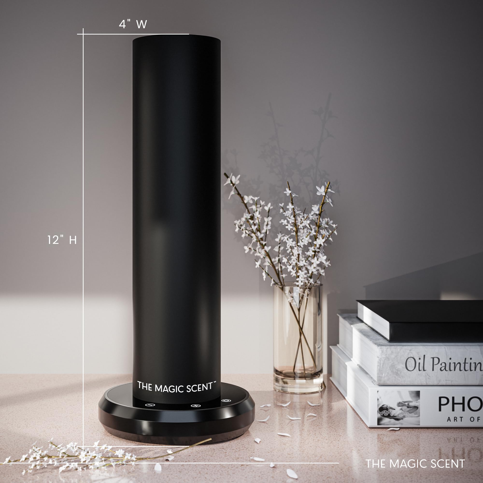 THE MAGIC SCENT difusor torre aire frío para ambientes sin olores fuertes