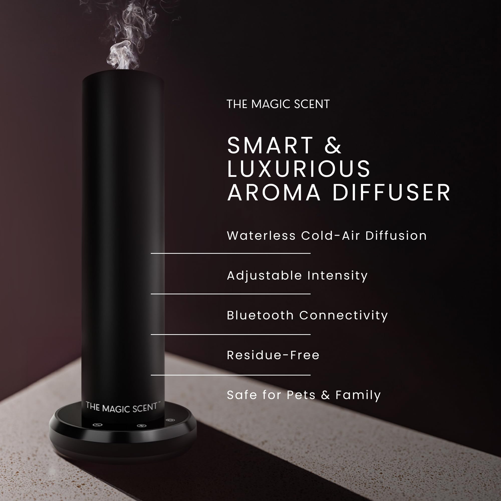 THE MAGIC SCENT difusor torre sin agua ideal para aromas duraderos