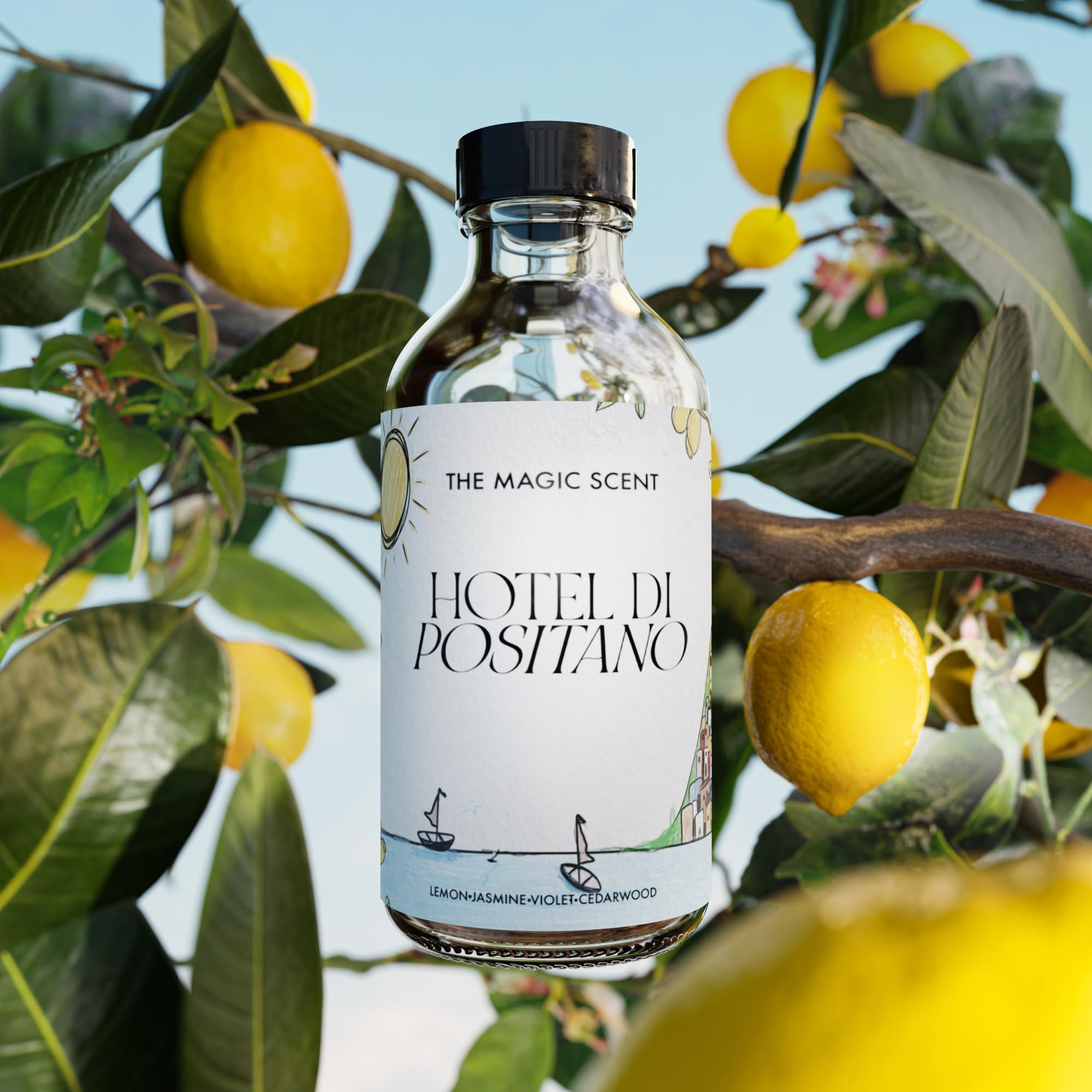 THE MAGIC SCENT Hotel Di Positano – combinacion-limon-melocoton: mezcla fresca para estancias