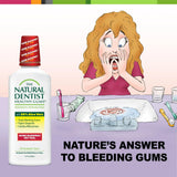The Natural Dentist enjuague bucal 4 unidades, menta, ayuda a mantener encías sanas.