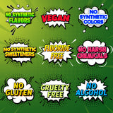 The Natural Dentist Peppermint Twist, lista de ingredientes botánicos para cuidado suave.