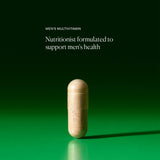The Nue Co MEN'S MULTI VITAMIN, caja de producto, opción vegana y sin gluten para el día a día.