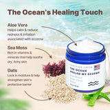The Ocean Healed My Eczema: ingredientes-aloe-vitamina-e para nutrición cutánea.
