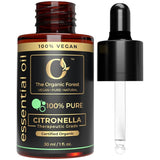 The Organic Forest Citronela: uso en difusor para elevar la energía y serenidad.