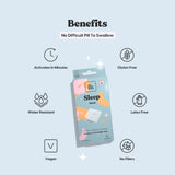 The Patch Brand Sleep Patches: ingredientes vegetales y sin gluten para un enfoque limpio.