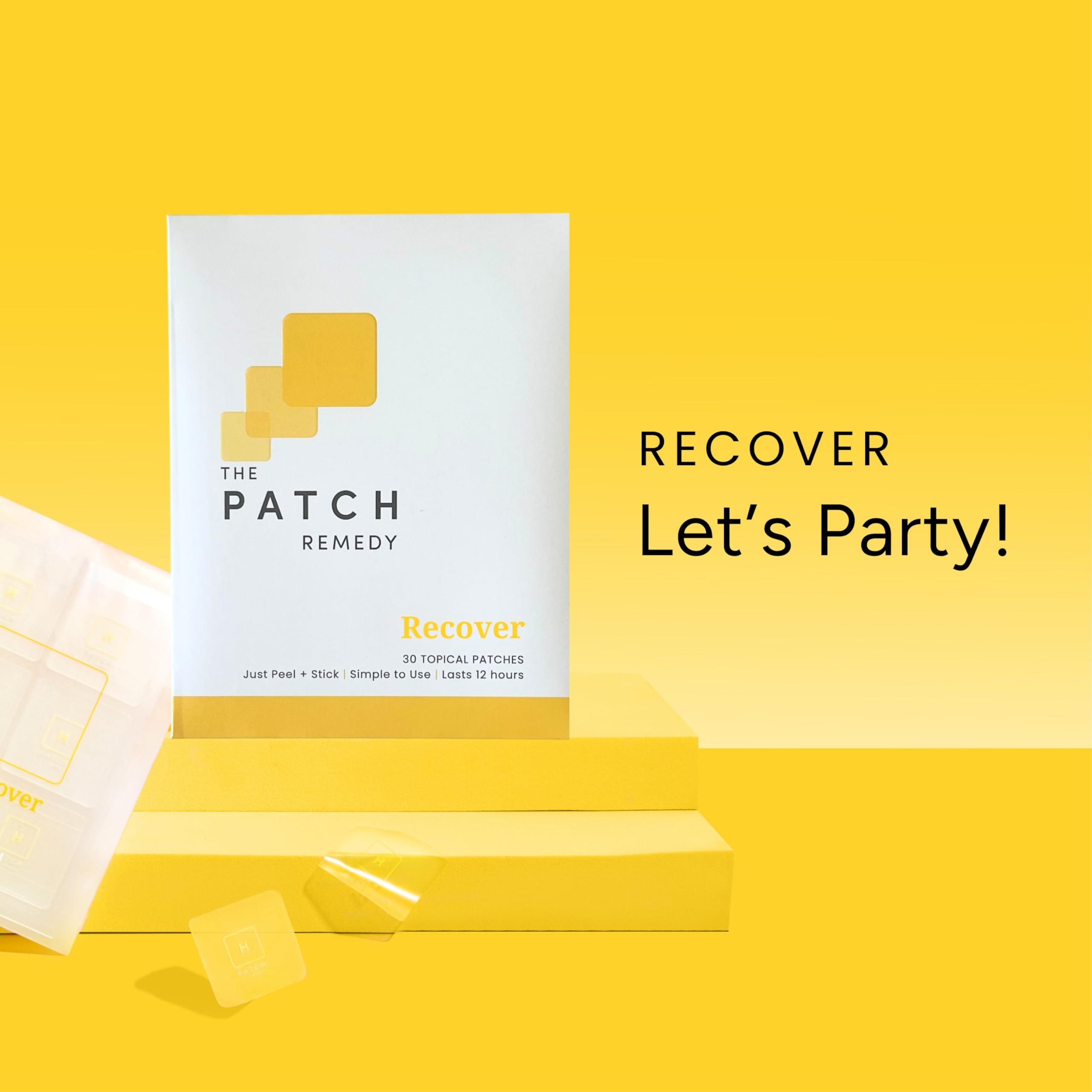 The Patch Remedy Recover Patch, aplicar en la piel para una experiencia suave
