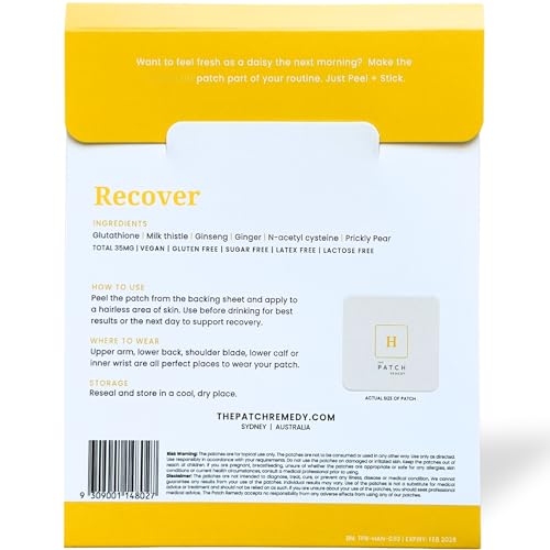 The Patch Remedy Recover Patch, retirar la cubierta facilita pegarlo sin complicaciones