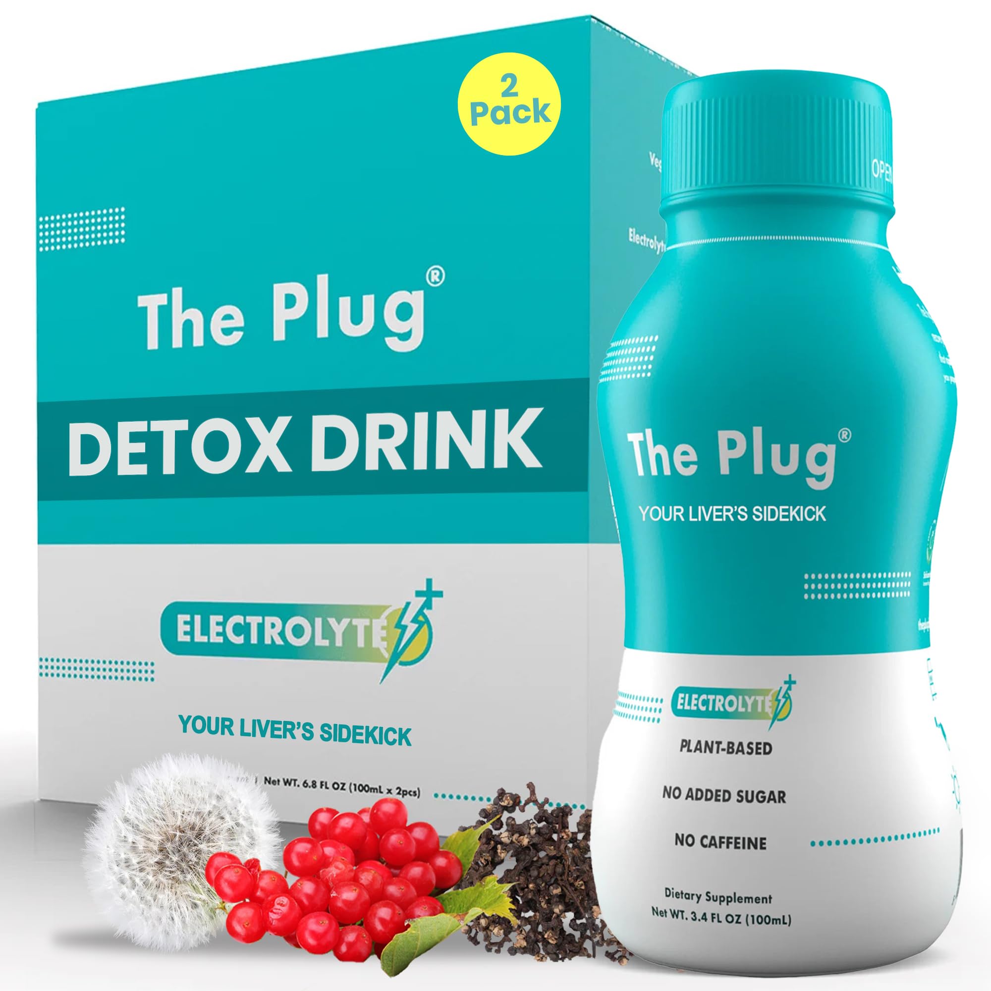 The Plug, botella detox para hidratación diaria.