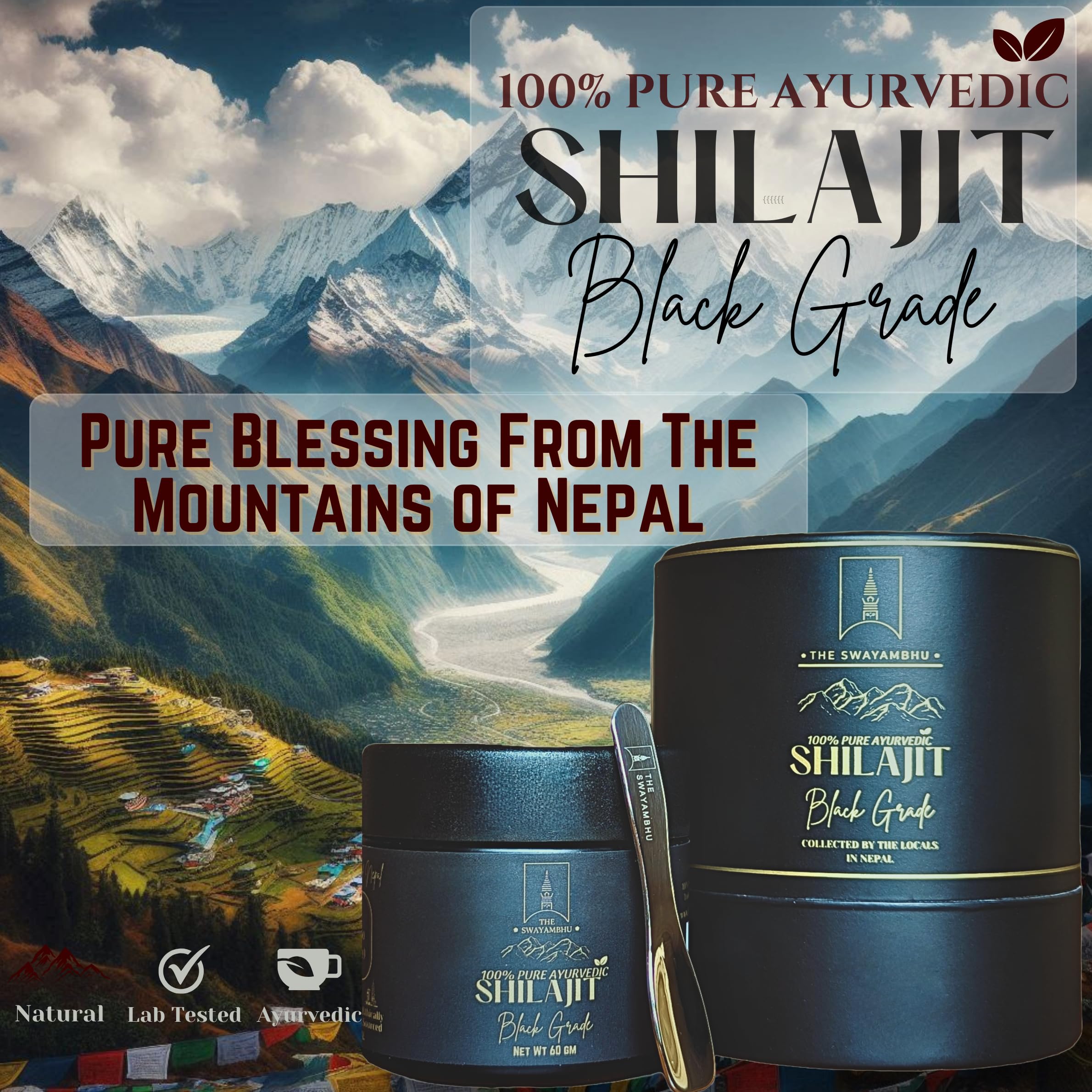 The Swayambhu SHILAJIT miel infusionada, sabor suave para uso diario.