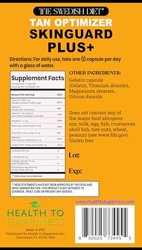 SkinGuard Plus+ piel radiante desde dentro con antioxidantes y colágeno.