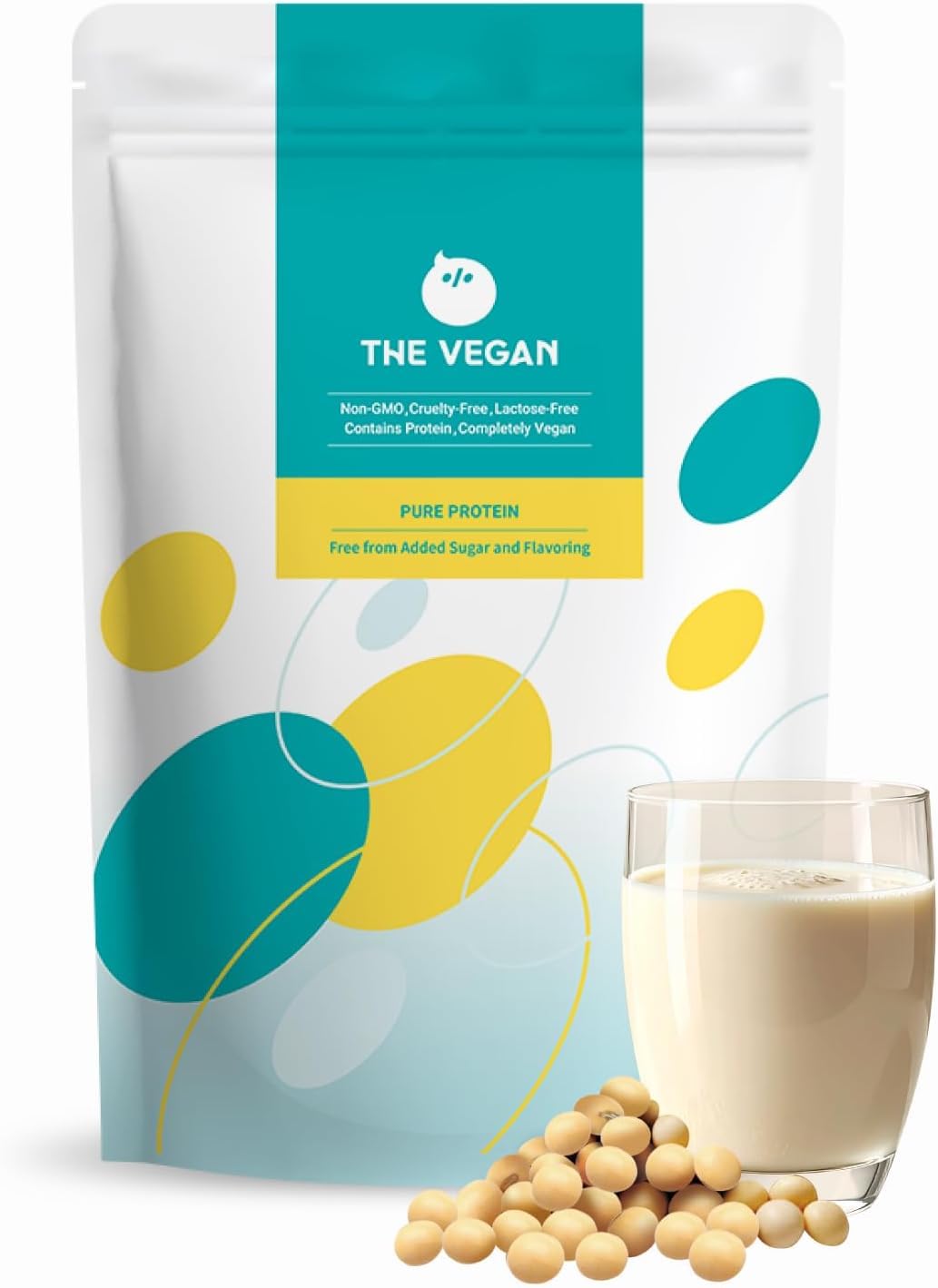 THE VEGAN Protein Powder envase 1 kg para uso diario sin lactosa.