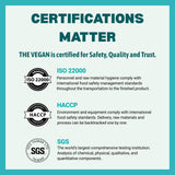 THE VEGAN Protein Powder soja aislada no transgénica para proteína vegetal limpia.