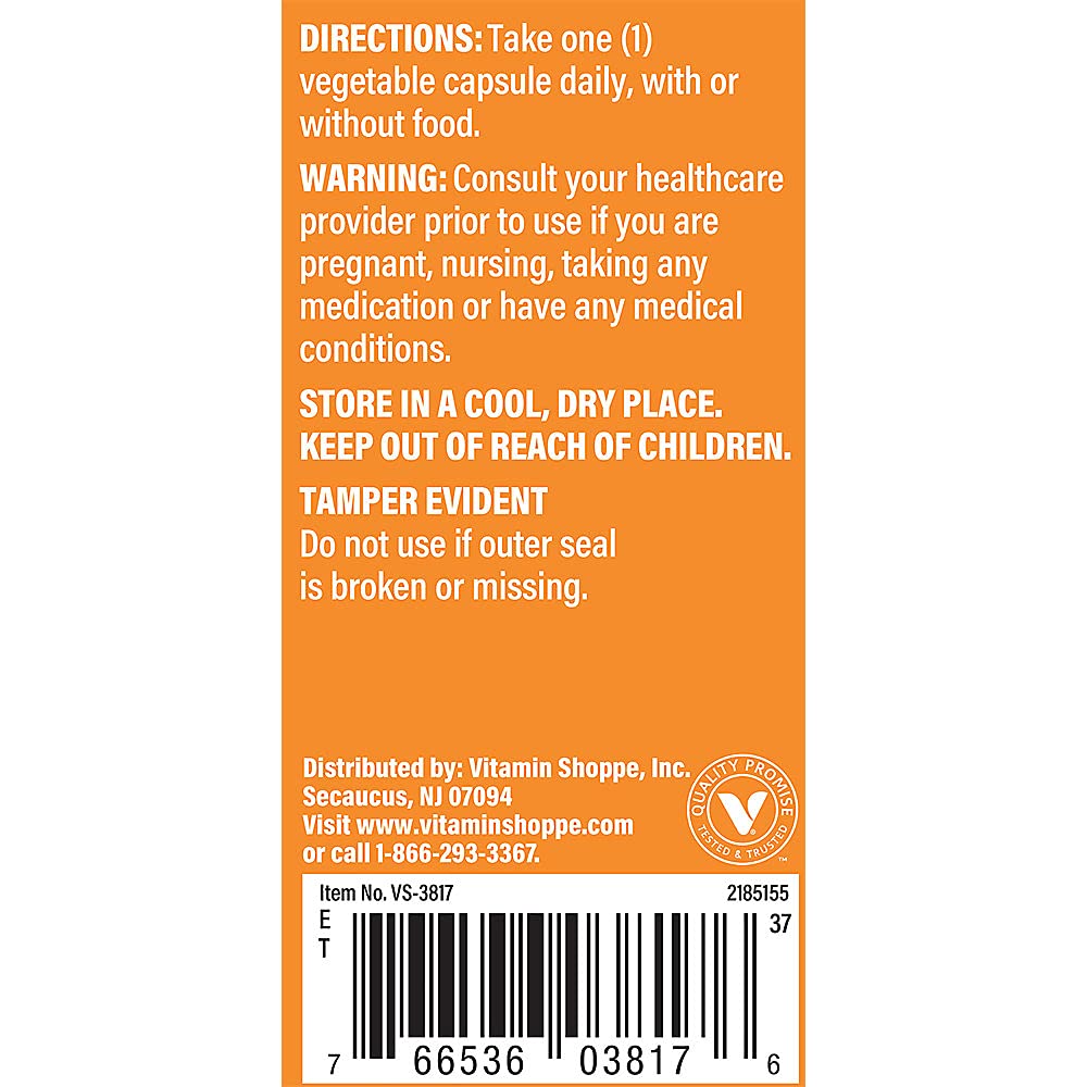 The Vitamin Shoppe Ultimate Probiotics, cápsulas diarias fáciles de tomar para conveniencia.