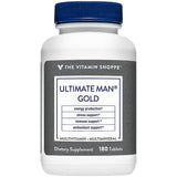 The Vitamin Shoppe Ultimate Man, botella frontal, fuente diaria de nutrientes y energía