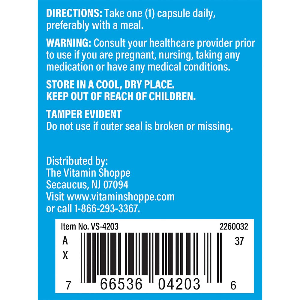 The Vitamin Shoppe Vitamina D3 K2 5000 UI, dosis diaria para apoyo general de bienestar