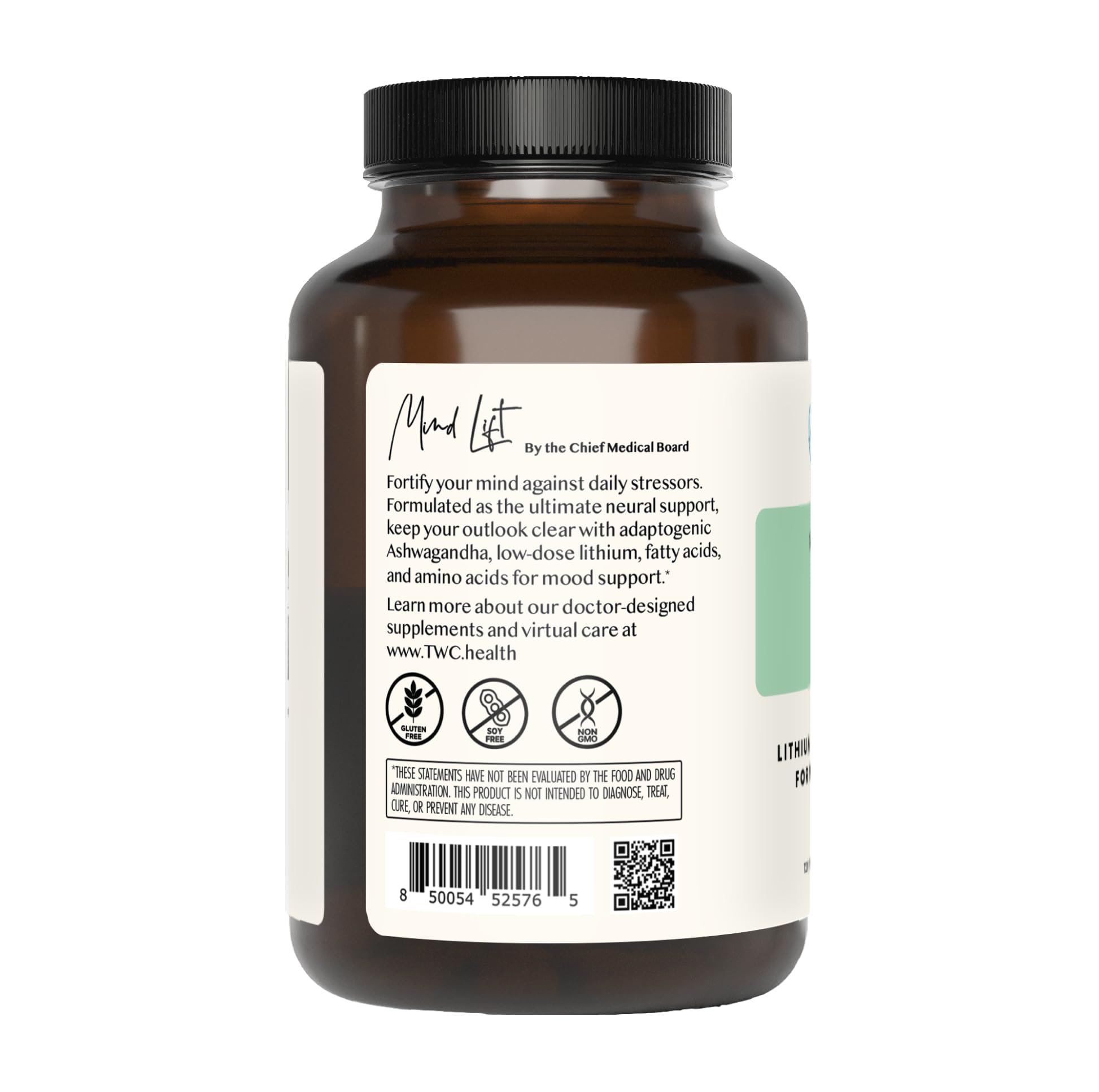 Mind Lift de The Wellness Company, cápsulas en la mano, formato fácil de incorporar