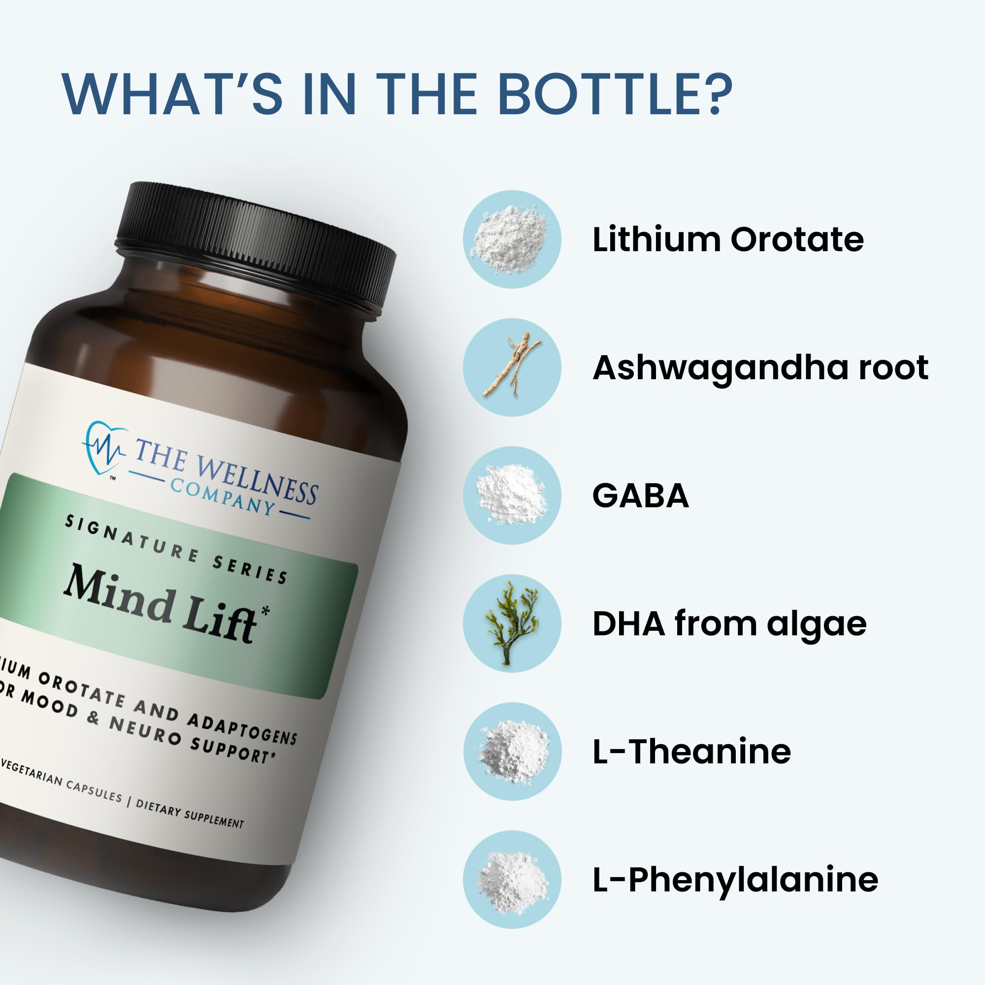 Mind Lift de The Wellness Company, certificado de pureza de terceros garantiza calidad