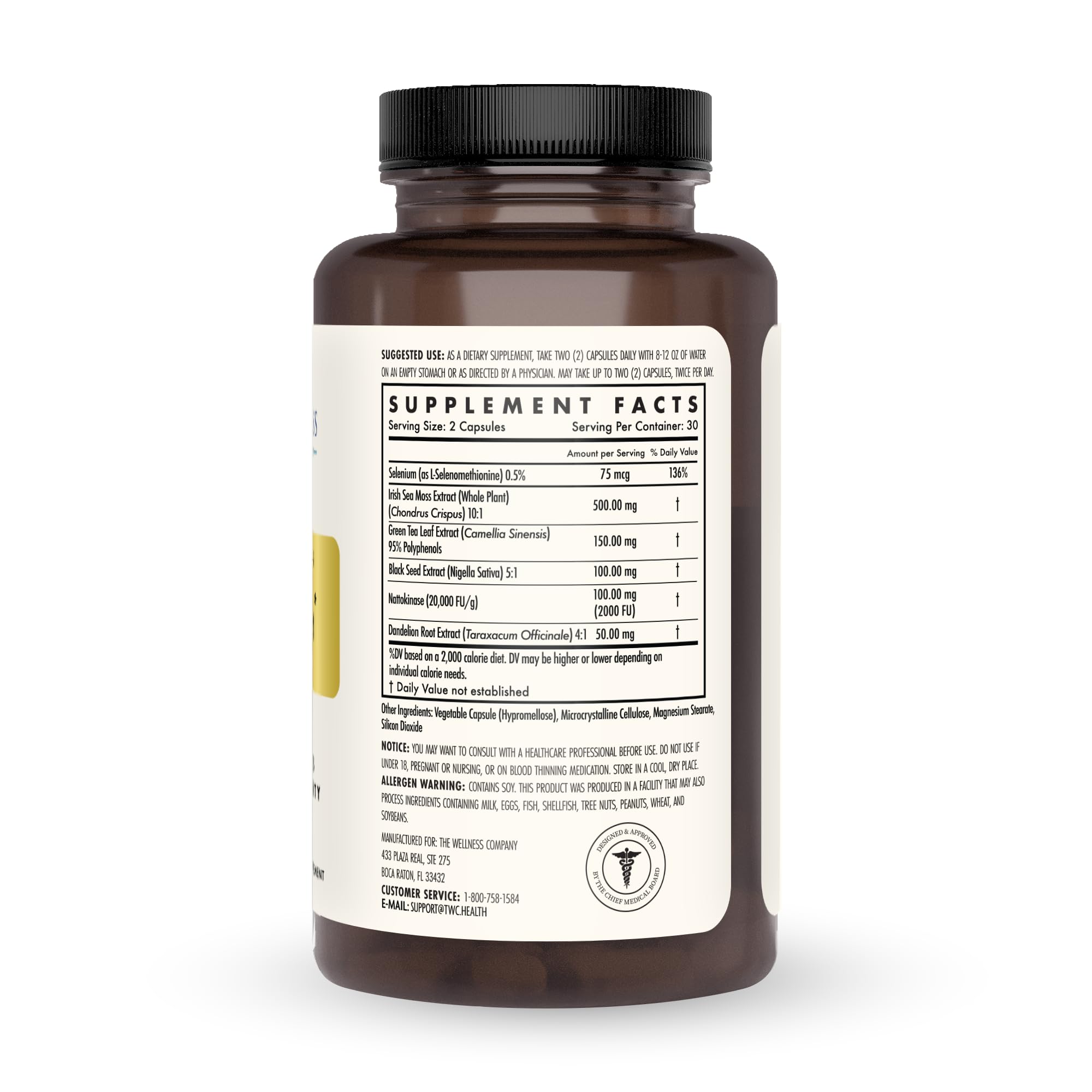 The Wellness Company Spike Support, nattokinasa, posible apoyo a la salud inmune y circulatoria.