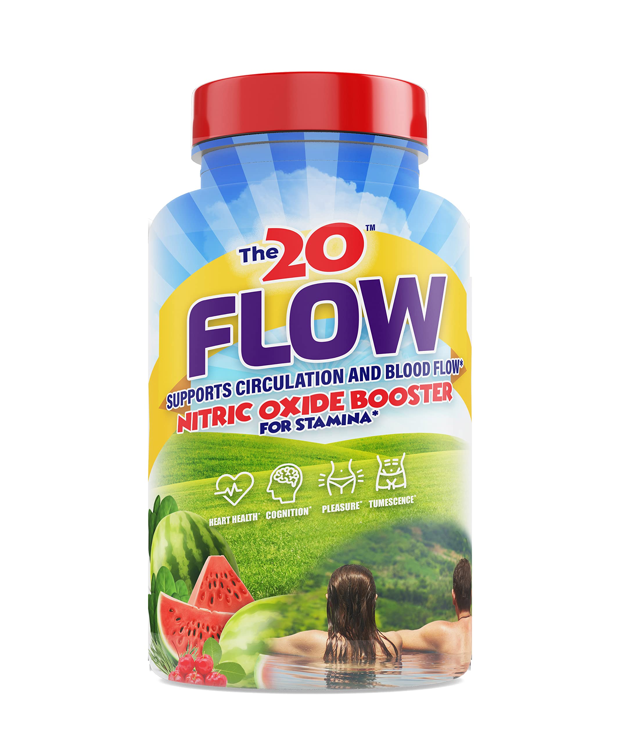 The20 Flow empaque de cápsulas listo para tu rutina