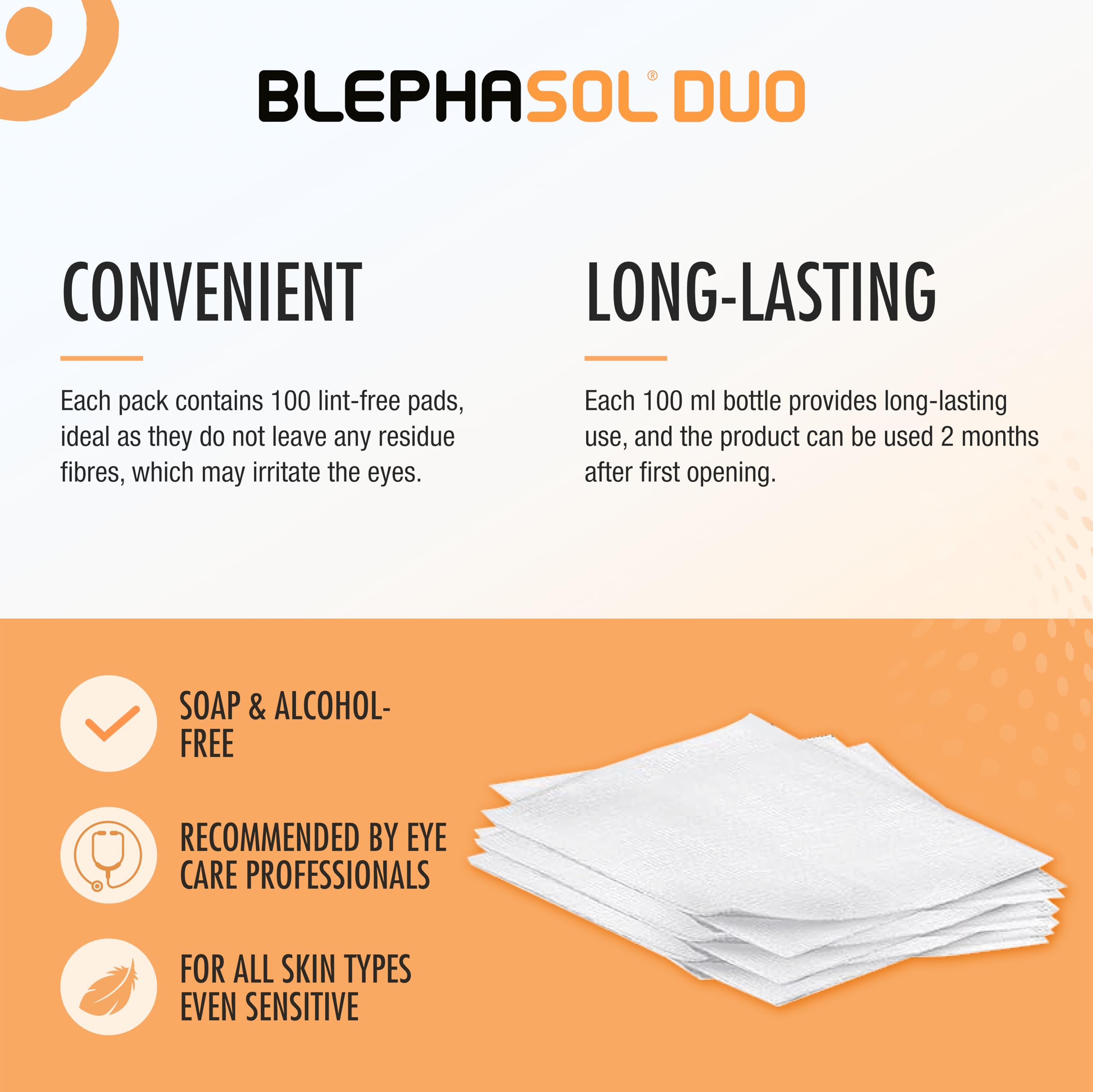 Blephasol Duo: uso diario para ojos sensibles y confort.