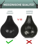 TheClover bulbo enema ergonómico negro para manejo cómodo.