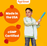 The Feel Great Vitamin Co envase portátil para dosis diarias de D3 para niños