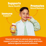 The Feel Great Vitamin Co gomitas D3 para niños, ideal en la escuela para energía