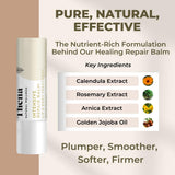 THENA pack de 3 labial hidratación durable para casa y viaje
