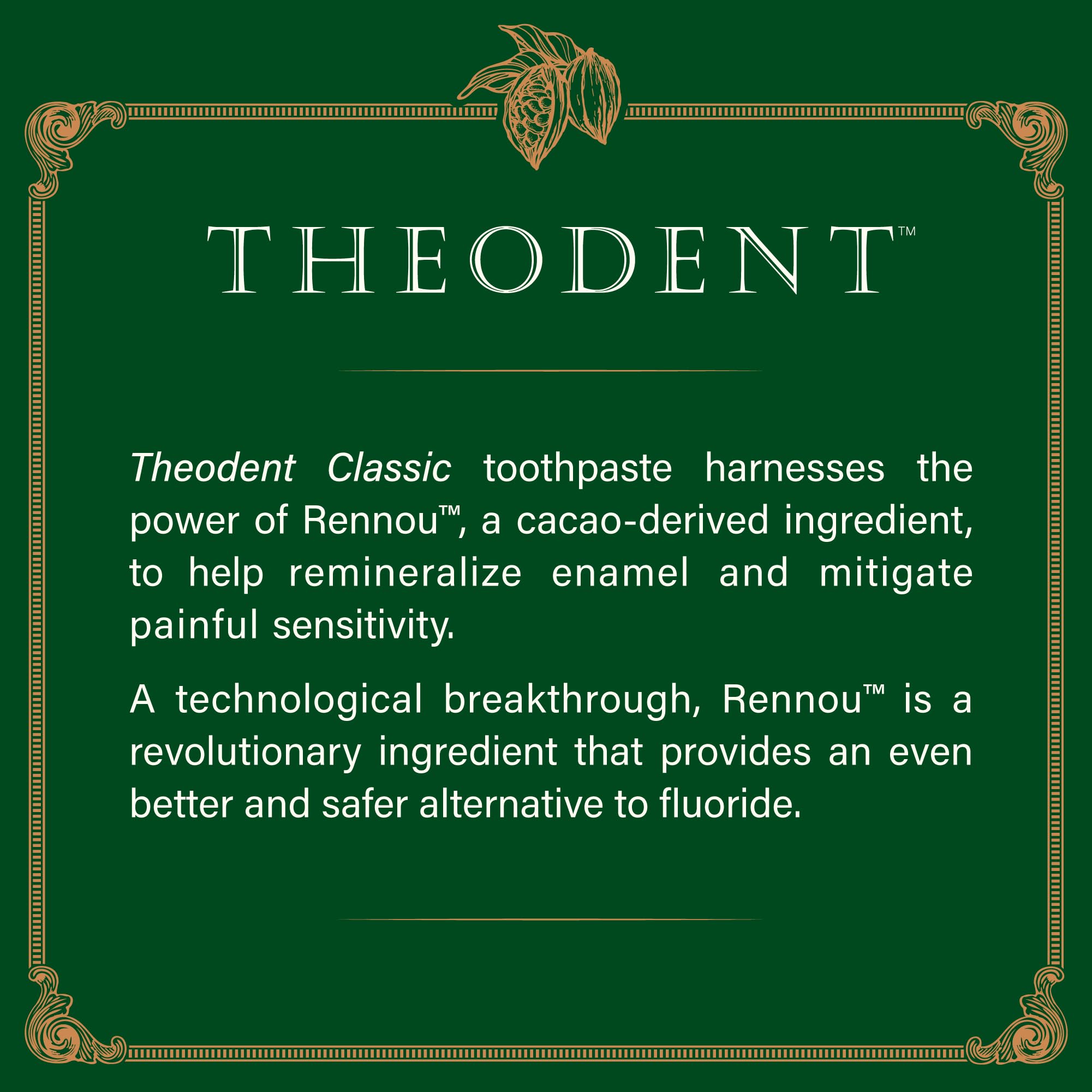 Theodent Classic Rennou, esmalte en proceso de remineralización para dientes más fuertes.