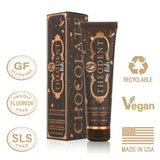 Etiqueta vegana y cruelty-free para cuidado dental consciente.