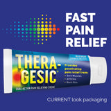 Thera-Gesic crema para alivio del dolor articular con absorción rápida.