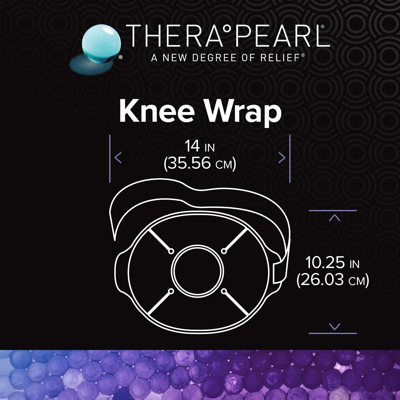 THERA°PEARL Empaque compacto con dimensiones para uso diario