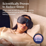 Ajuste ergonómico de SmartGoggles para comodidad durante la noche.