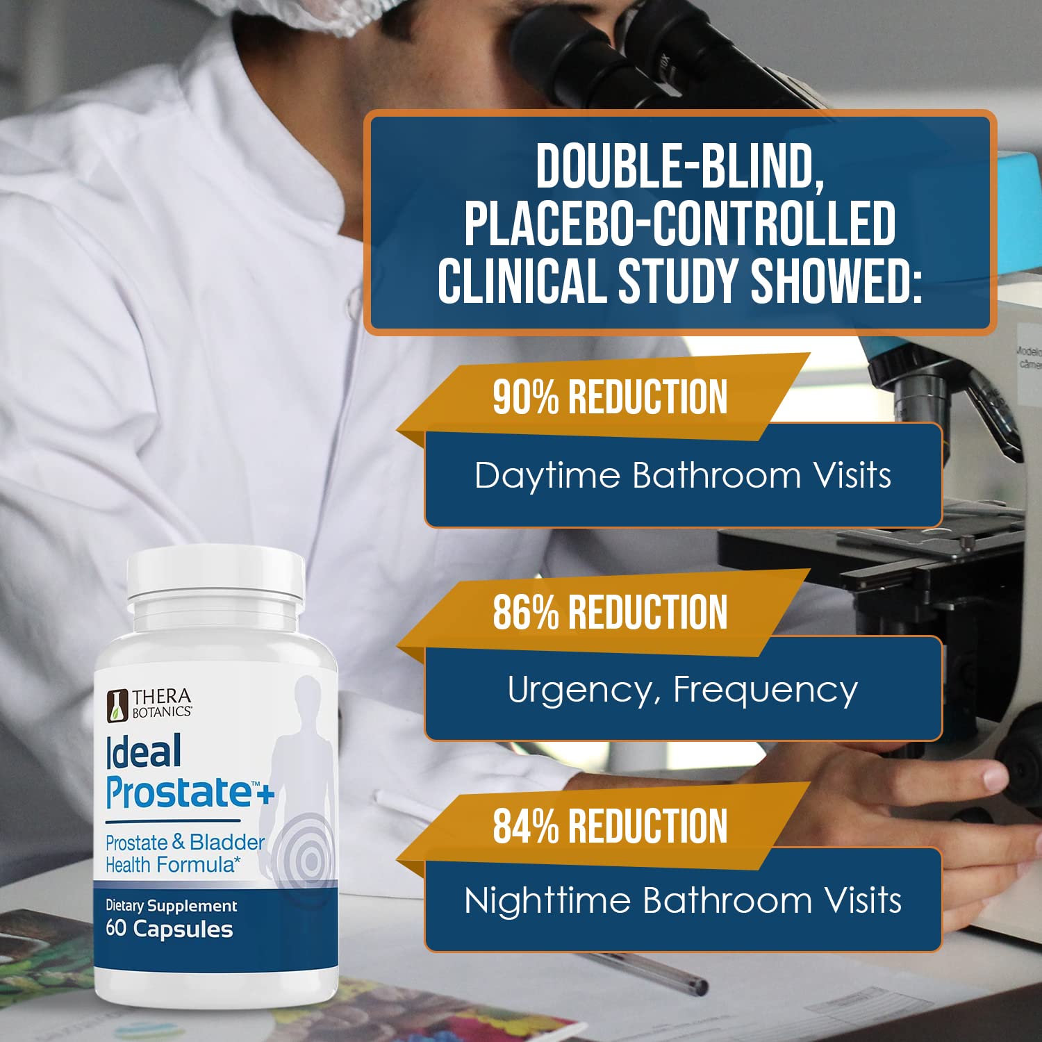 Therabotanics Ideal Prostate Plus, mezcla de ingredientes: incluye palma enana y licopeno