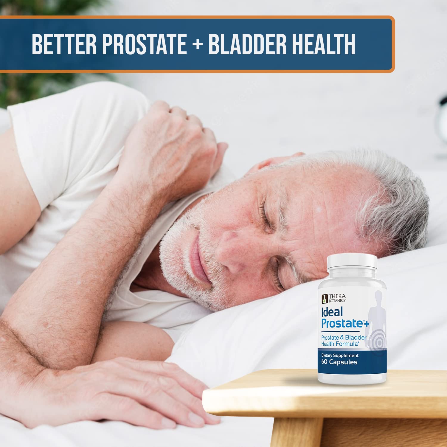 Therabotanics Ideal Prostate Plus, uso diario recomendado: dos cápsulas al día con comida