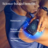 RecoveryTherm Cube ofrece terapia de calor para aliviar tensiones.