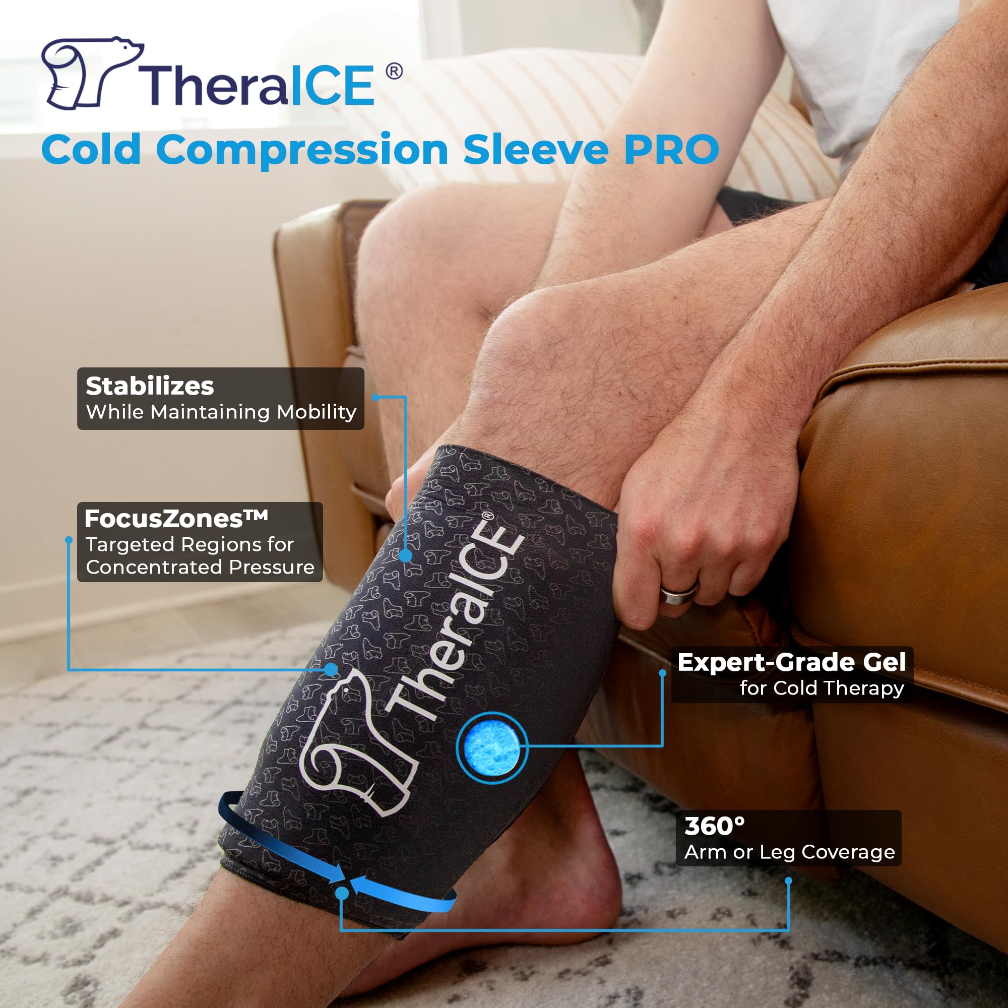TheraICE diseño de una pieza extensible para movilidad.