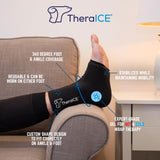 TheraICE, almohadillas frías reutilizables para hinchazón.