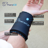 Uso en espalda y hombro con TheraICE PROpack, alivio cómodo