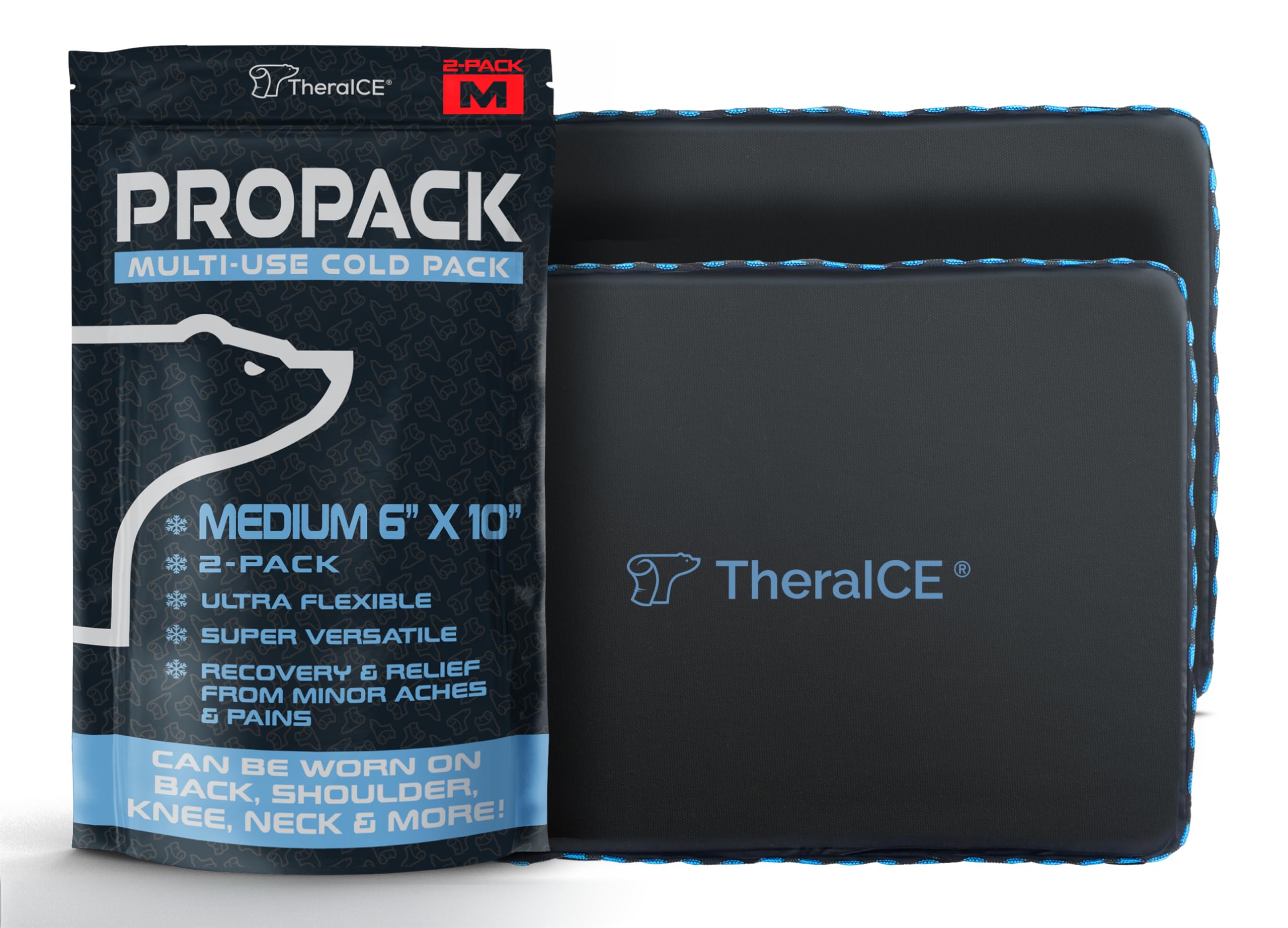TheraICE Propack, bolsa hielo 6x10, alivio localizado para dolor muscular.