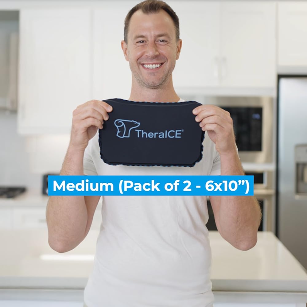 TheraICE Propack dos-pack ofrece versatilidad para distintas zonas del cuerpo.