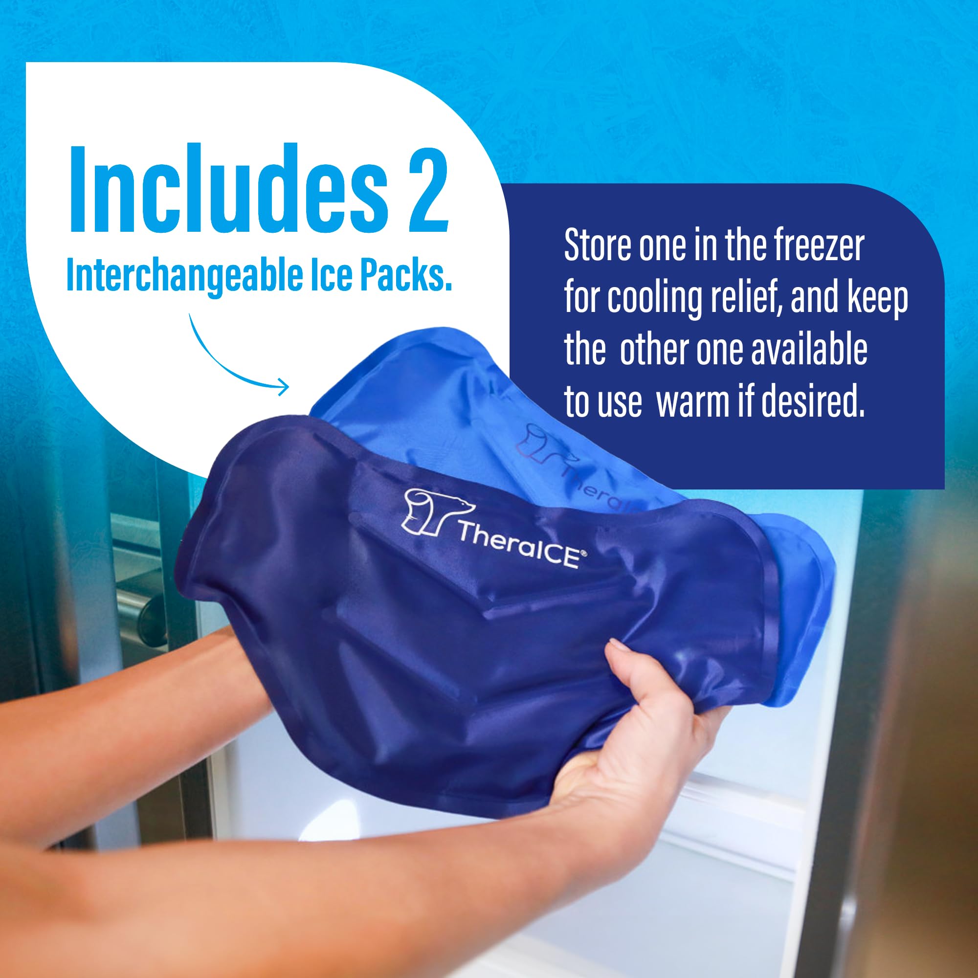 TheraICE terapia caliente para relajación muscular en casa