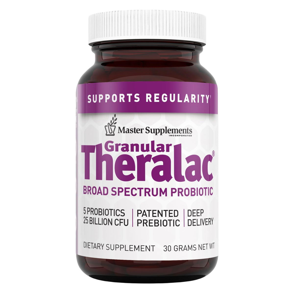 Theralac granulado en bote, probiótico para equilibrio intestinal.